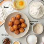 How to Make Fried Sweet Dough Balls for DessertIngredients
