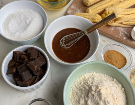 How to Prepare Homemade Churros with Chocolate SauceIngredients